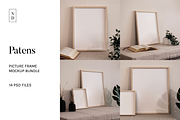 Frame Mockup Bundle - Patens, a Household Mockup by Saguaro Digital (Thumbnail 1 of 10)