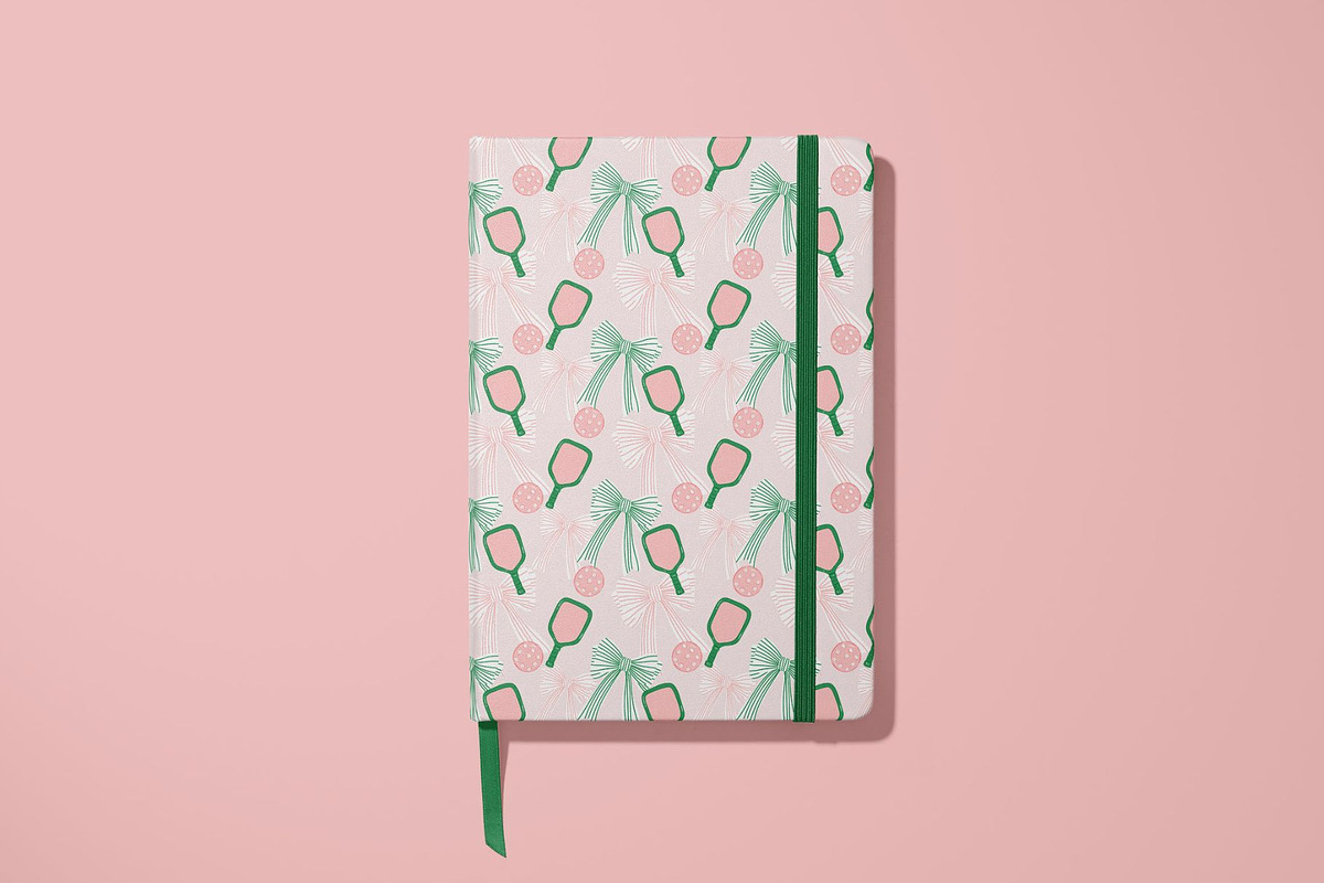 Pickleball Repeat Pattern Pink, a Pattern Graphic by Hello Holly Studio (Photo 8 of 10)