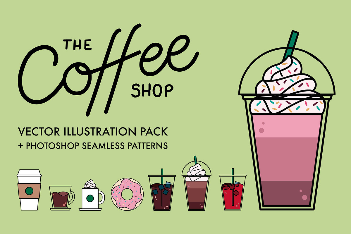 The Coffee Shop, a Food Illustration by RV Zarpelon (Photo 1 of 6)