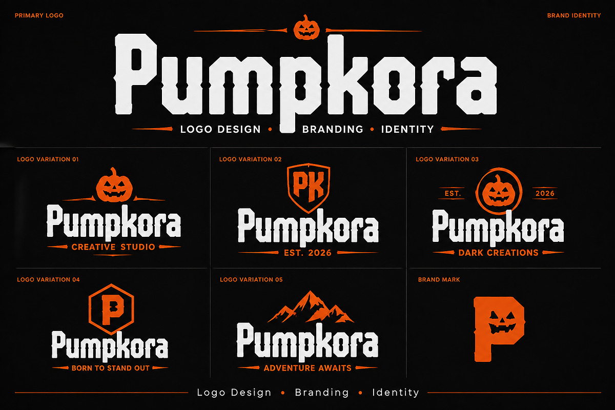 Pumpkora, a Script Font by Wow Magic (Photo 5 of 6)
