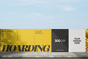 Construction Hoarding Mockup, an Advertising Mockup by graphicsauce (Thumbnail 1 of 3)