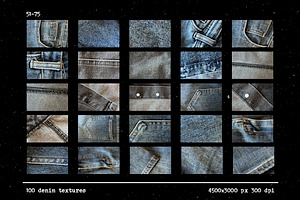 Denim Textures Set