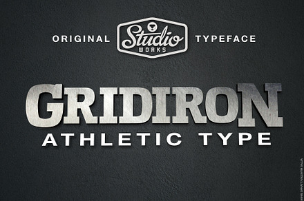 Gridiron | Athletic Display Type