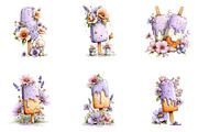 Whimsical Summer Ice Cream Clipart, an Illustration by CreationArt (Thumbnail 3 of 7)