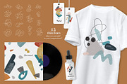 Abstract Balance Graphic Set, a Decorative Illustration by Nina's Illustration Shop (Thumbnail 6 of 7)