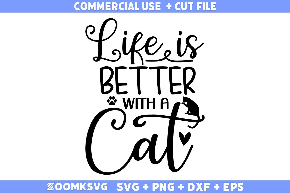 Cat SVG Bundle 20 Designs, an Illustration by ZoomkSVG (Photo 29 of 42)