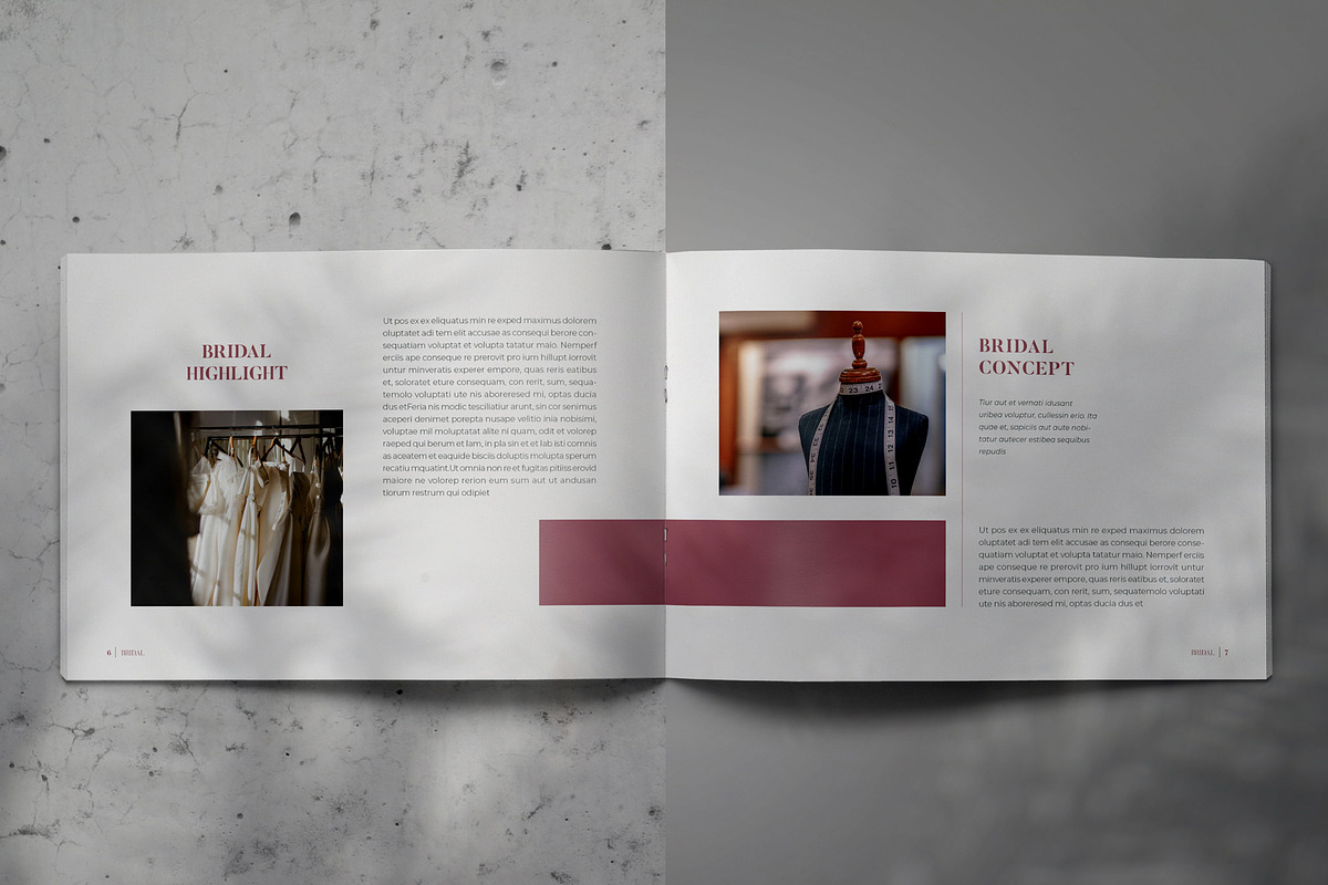 BRIDAL Lookbook Brochure Template, a Brochure Template by Indotitas (Photo 4 of 10)