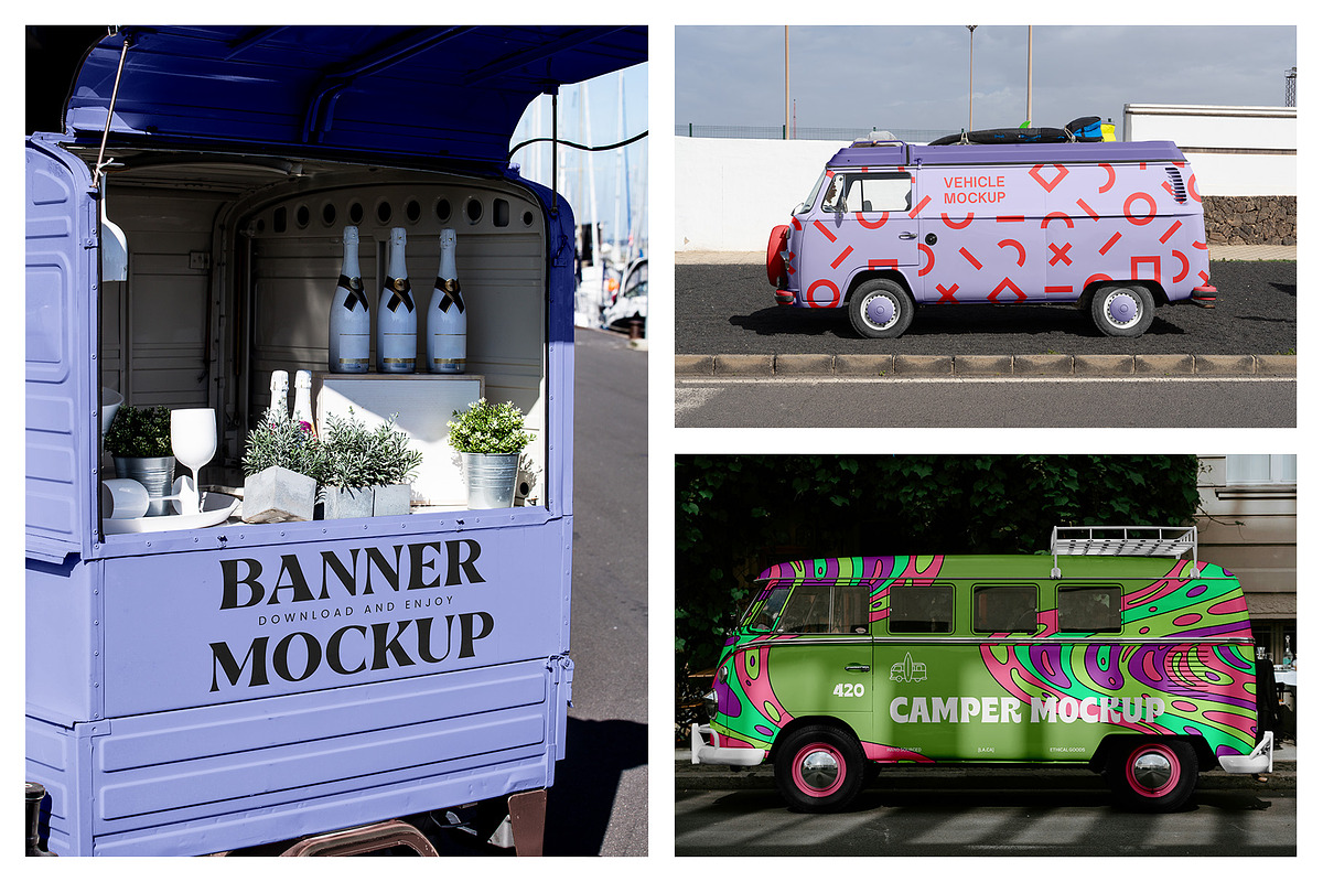 Vehicle Mockups - Truck Mockups vol1, a Product Mockup by MockupForest (Photo 6 of 9)