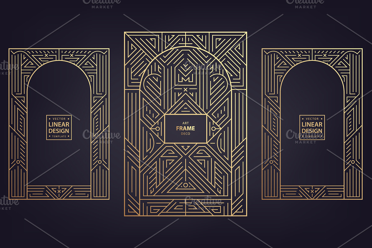 Art Deco Patterns, Frames, a Decorative Illustration by Marylia (Photo 12 of 18)