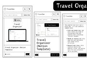 Travel Organizer (Notion Template), a Templates & Theme by 2 Nomazi (Thumbnail 1 of 3)