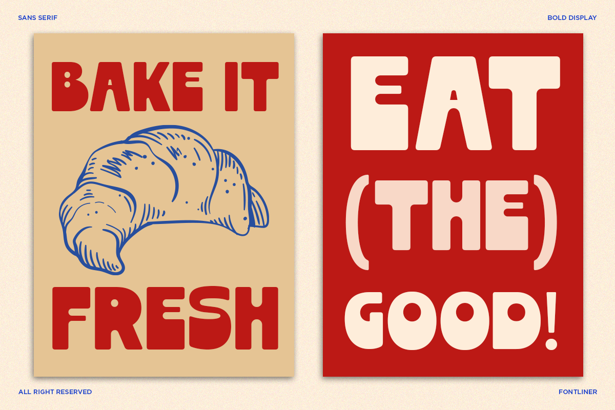 Zucho - Bold Chunky Sans Font, a Sans Serif Font by Font Liner (Photo 4 of 9)
