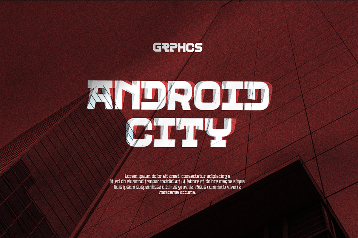Grphcs - Logo Font, a Sans Serif Font by Grontype (Photo 5 of 10)