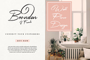 Esmetralda - Handwritten Font, a Script Font by FHFont (Thumbnail 3 of 10)
