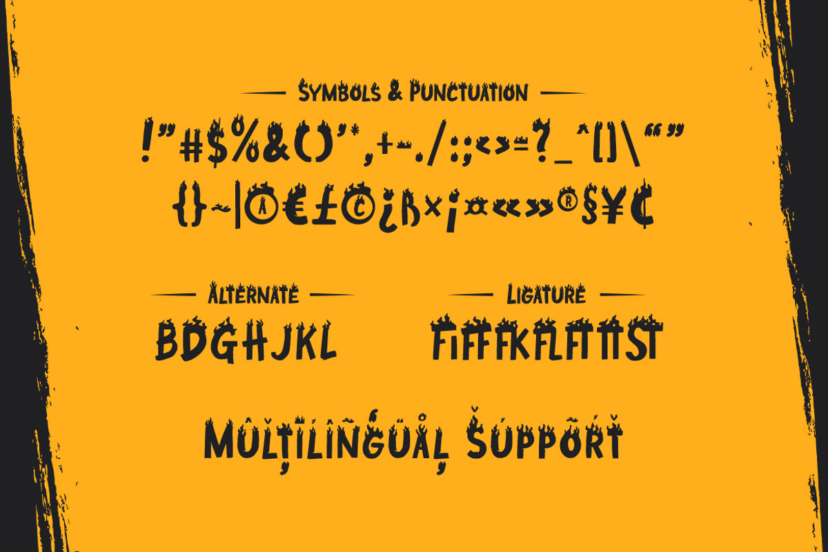 Steak House - Display Burn Font, a Font by Typefactoryco (Photo 3 of 8)