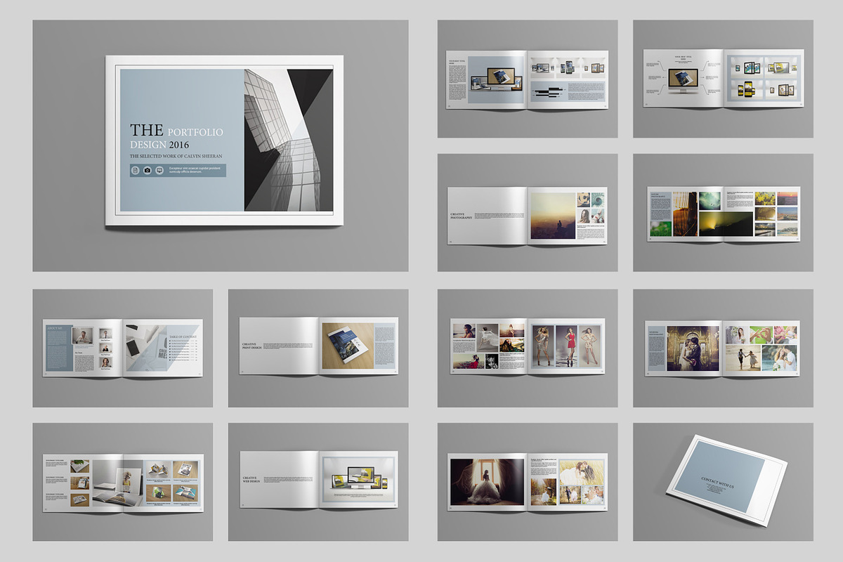 Portfolio Brochure Template - V419, a Brochure Template by Template Shop (Photo 1 of 9)