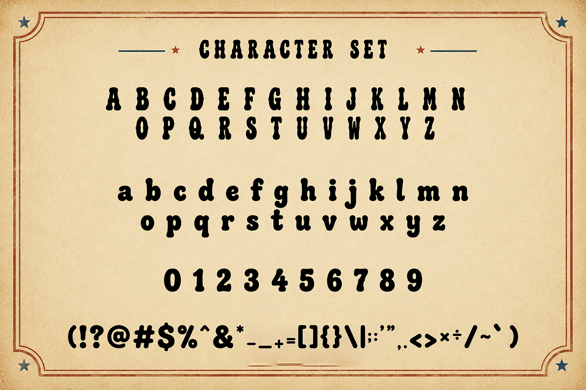 BigTop Circus - Vintage Display Font, a Serif Font by overlaytemplates (Photo 4 of 5)
