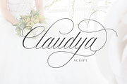 Claudya Script, a Script Font by Sikifonts (Thumbnail 1 of 11)