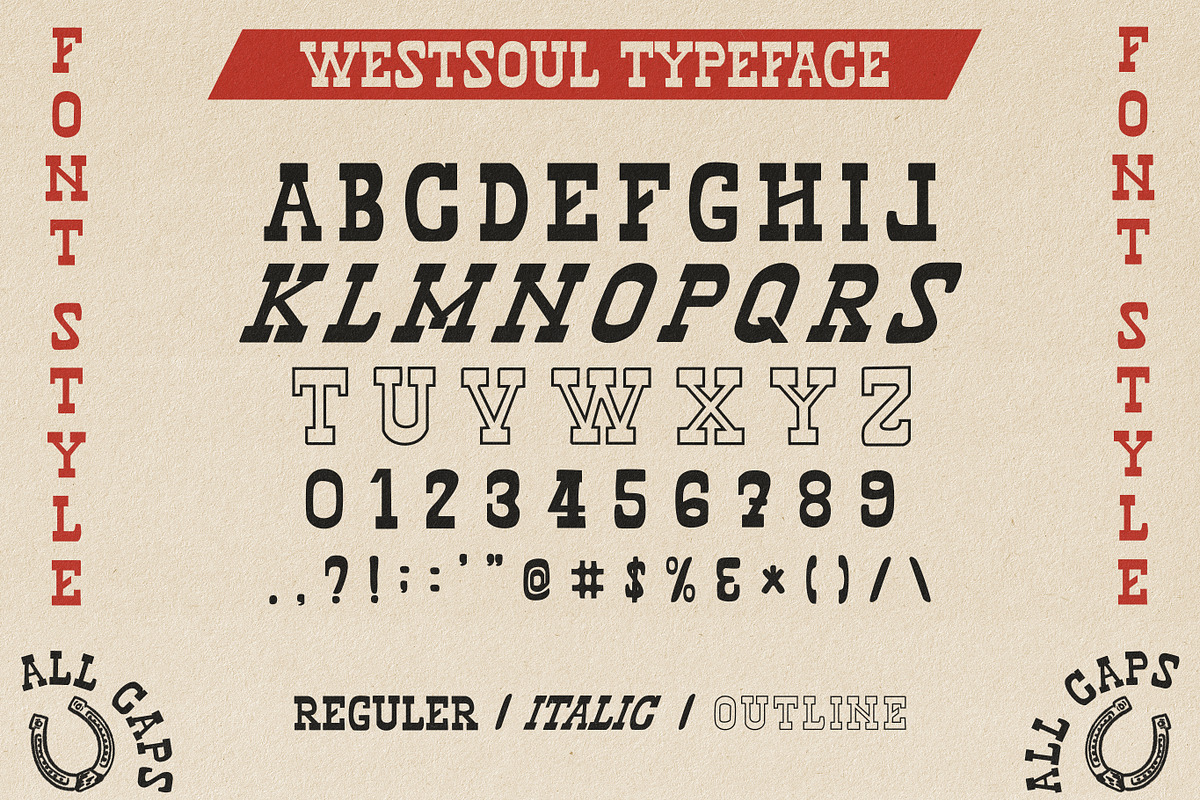 Westsoul Vintage Slab Serif, a Slab Serif Font by Oldden Works (Photo 2 of 5)