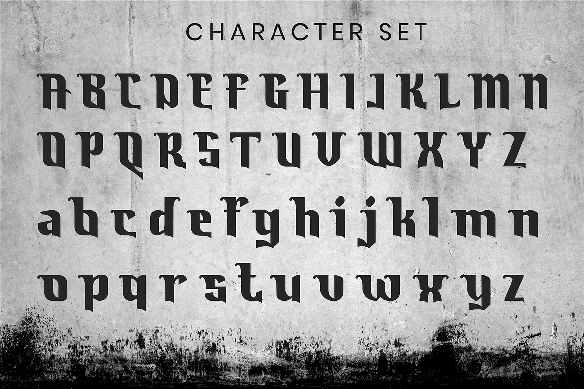 Logtus a Blackletter font, a Font by Javatype Studio (Photo 6 of 8)