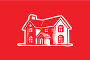 Vintage Hand-Drawn House Logo, a Branding & Logo Template by Vinsvectory (Thumbnail 3 of 3)