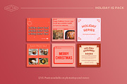 Holiday IG Kit in PSD & CANVA, a Social Media Template by Tangerine Nation (Thumbnail 8 of 9)