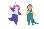 Halloween kids in party costumes set, a Person Illustration by Good Studio (Thumbnail 5 of 8)