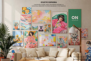 Vibrant Maximalist Wall Art Gallery, a Background Graphic by Essentially Nomadic (Thumbnail 7 of 9)