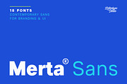 Merta Sans Family | Intro 60% OFF, a Sans Serif Font by Lettertype Studio (Thumbnail 1 of 15)