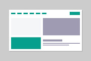 Web Landing Page Wireframe Set, a Landing Page Template by ContestDesign (Thumbnail 2 of 10)
