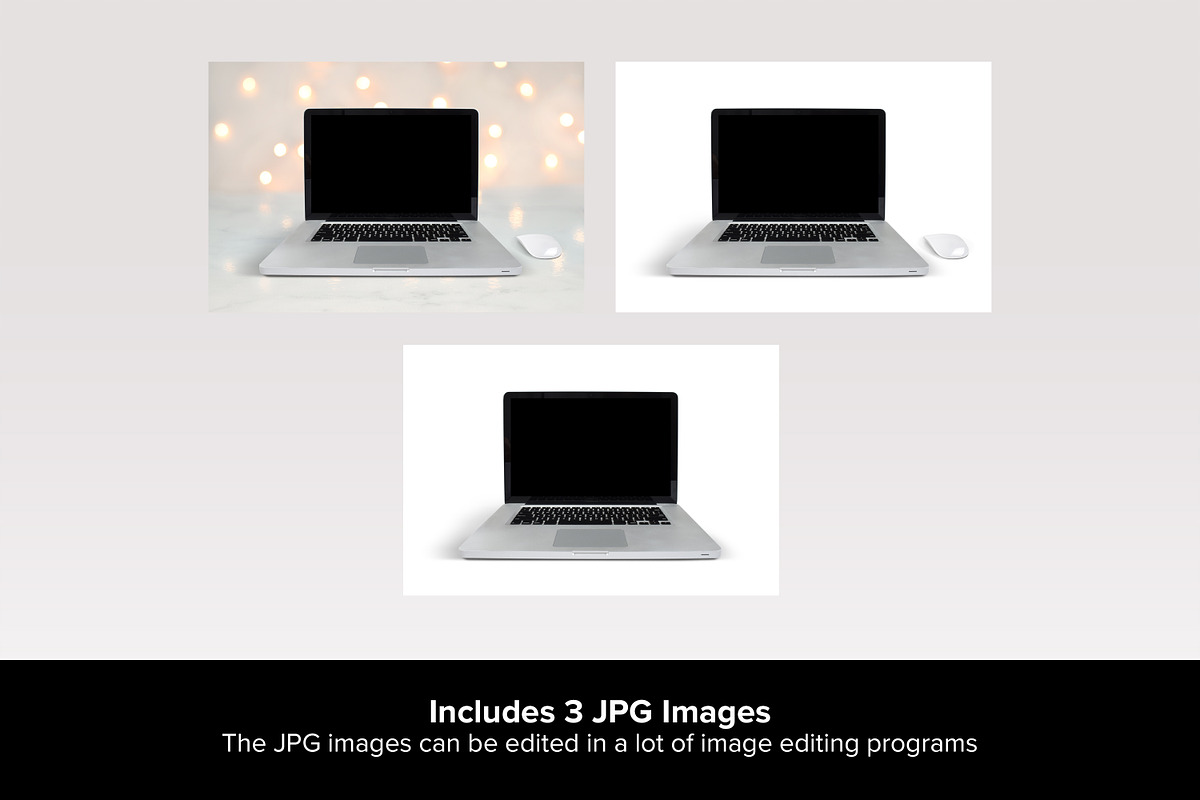 Computer Mockup - PSD, PNG & JPG, a Merchandise Mockup by MelissaBMockups (Photo 6 of 8)