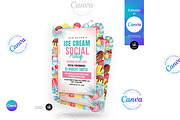Ice Cream Social Flyer, a Flyer Template by Aam360 (Thumbnail 1 of 3)