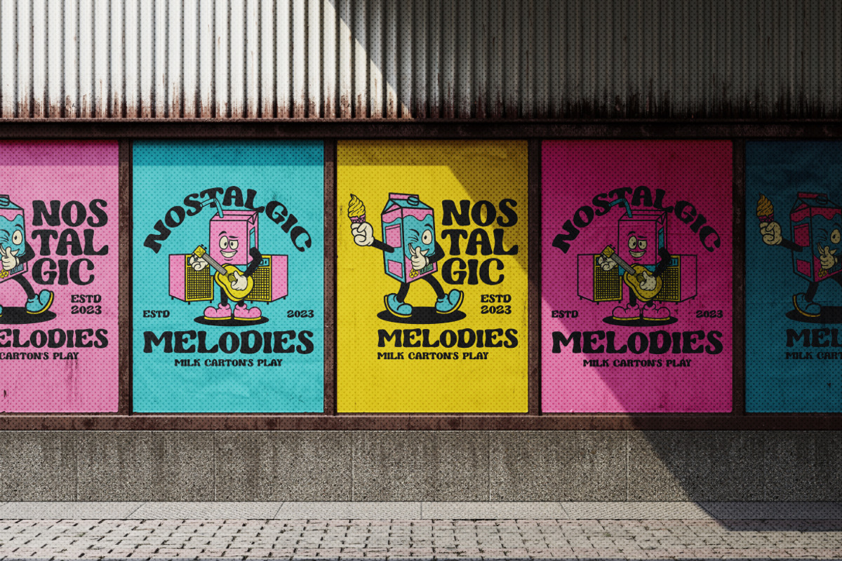 Retro Milkshake Illustration, an Object Illustration by Decoconio Design (Photo 7 of 7)