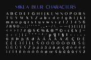 Mikea Blur, a Sans Serif Font by Craft Supply Co. (Thumbnail 8 of 8)