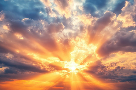 Dramatic sky displayed with vibrant, a Photo by Iftikhar Alam
