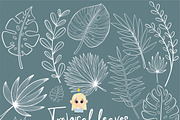 Tropical Leaf Procreate Stamp Brush, a Brush Add-On by Natalya_Mona_Art (Thumbnail 3 of 4)