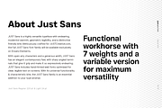 JUST Sans Clean Modern Minimal Font, a Sans Serif Font by JUST Creative (Thumbnail 11 of 17)