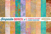 Impasto Improv No.1 Painted Textures, a Texture Graphic by French Kiss Collections (Thumbnail 1 of 4)
