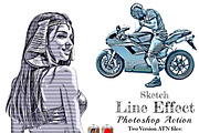 Faster Sketch Effect Ps Action, an Action Add-On by Studio Retouch (Thumbnail 20 of 34)