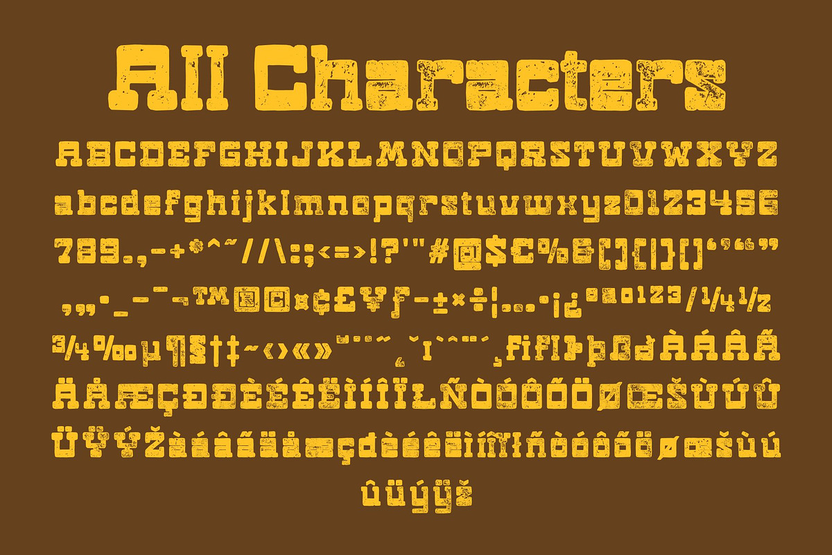 CS Misley Stamp, a Slab Serif Font by Craft Supply Co. (Photo 8 of 8)