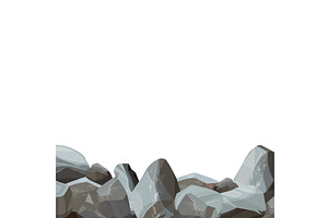 Rocks. stylized background with, an Illustration by Onyx