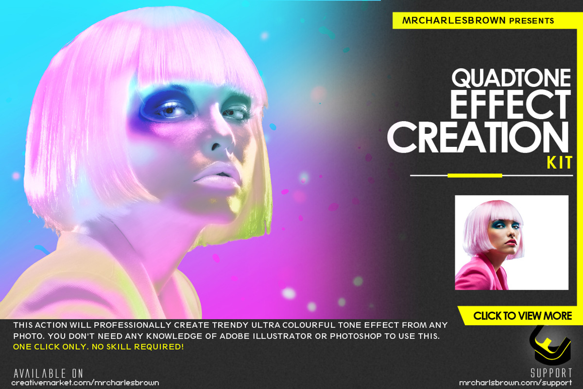 Quadtone Effect Creation Kit, an Action Add-On by mrcharlesbrown (Photo 1 of 16)
