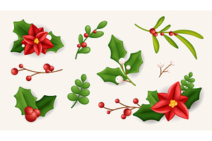 Holly Berry 3D Illustration, an Object Illustration by alexdndz