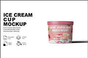 Ice Cream Mockup, a Packaging Mockup by mockupbuys (Thumbnail 1 of 3)