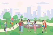 Young people with gadgets set, a Person Illustration by Good Studio (Thumbnail 4 of 5)