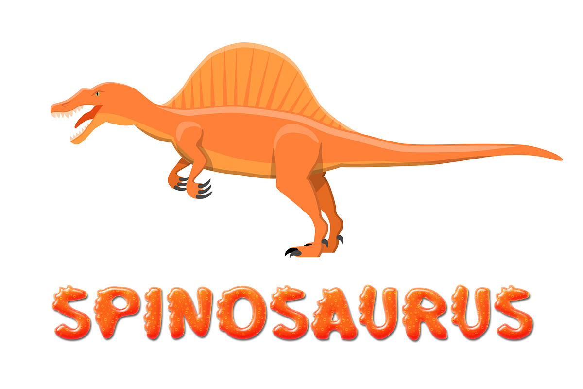 Dino Love - Dinosaur Font, a Font by vladocar (Photo 2 of 6)