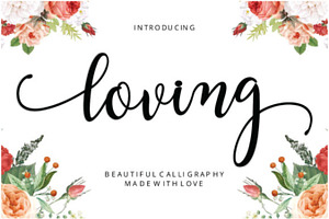 Loving Script Font