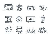 Cinema and Movie Themes, a Decorative Illustration by TAlex (Thumbnail 4 of 6)