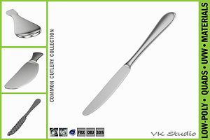 Table Dinner Knife Common Cutlery