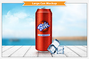 Can Mockup 500 ml, a Product Mockup by Plus Media (Thumbnail 5 of 6)