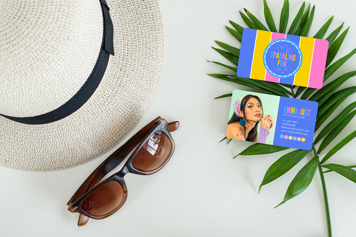 Colorful Business Card Template, a Business Card Template by SunshineStudioBoutique (Photo 4 of 10)